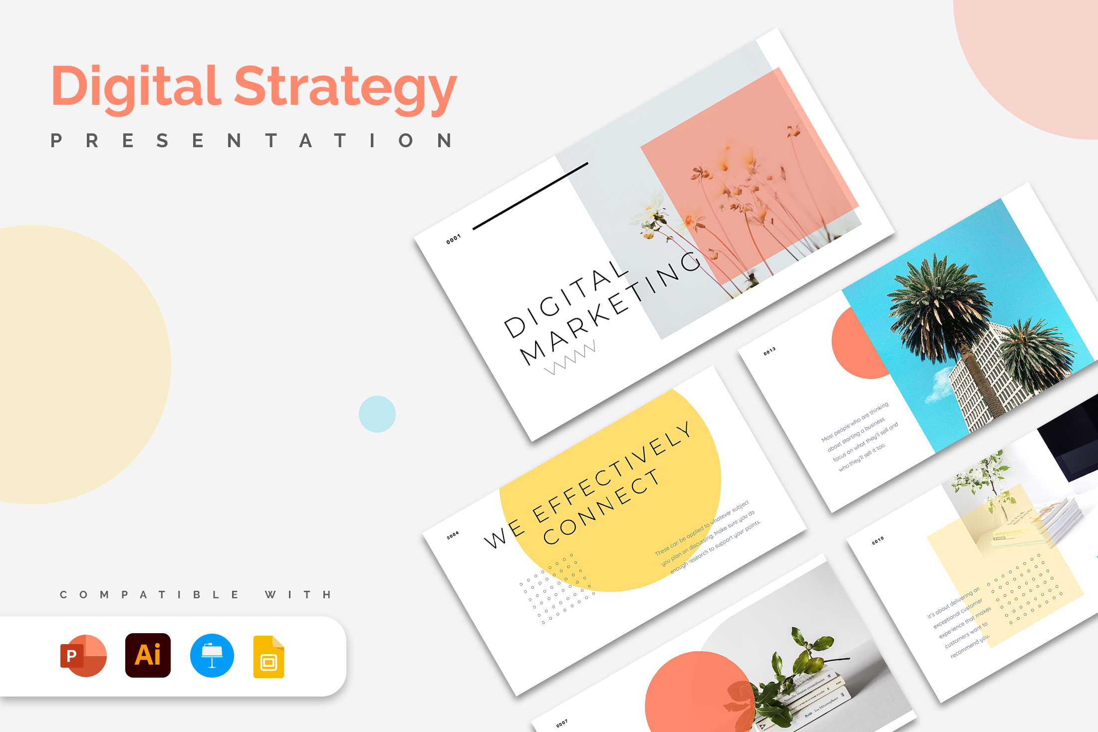 Digital Strategy Template, a Presentation Template by Slidesmash
