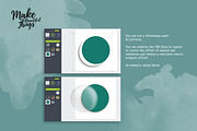 Isolated pin button mockup #1818, a Product Mockup by Make Beautiful Things (Thumbnail 3 of 8)