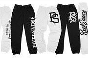 LA Apparel HF04 Heavy Fleece Pants, a Bottom Mockup by Pixel Sauce™ (Thumbnail 2 of 6)