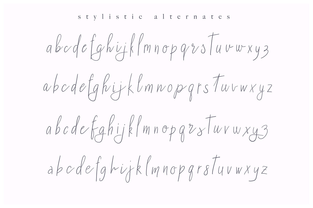 Fashion Style Font preview 7
