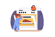 Kids danger and safety concept set, a Person Illustration by PaperTrident (Thumbnail 10 of 13)