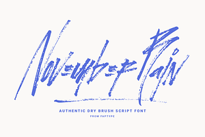 November Rain | Authentic Dry Brush