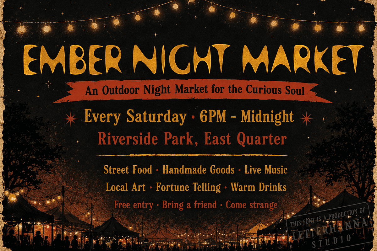 Dusk Fortwick Font, a Handwritten Font by Letterhanna Studio (Photo 6 of 10)