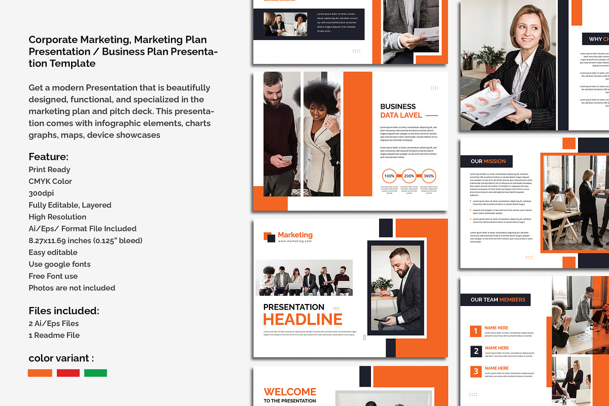 Business Plan Presentation Template, a Presentation Template by creative-mint (Photo 4 of 15)