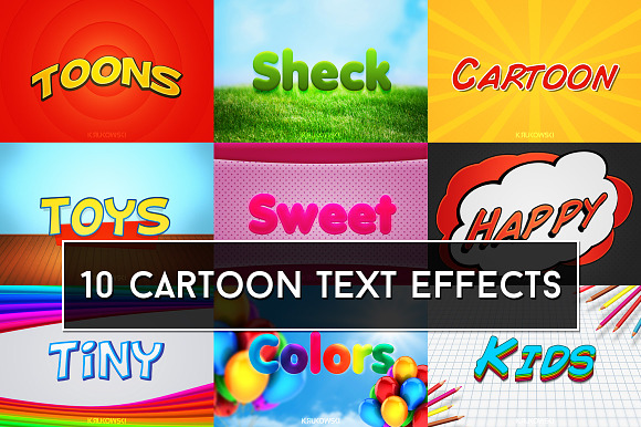 Cartoon Text Effects preview 5