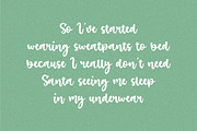 Santa Robin - Handwritten Font, a Slab Serif Font by Balpirick Studio (Thumbnail 3 of 7)