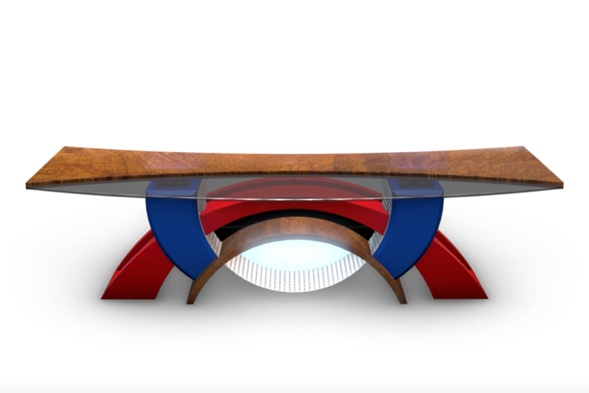 TV Studio News Desk 2, a Furniture 3D Model by akerStudio (Photo 1 of 11)