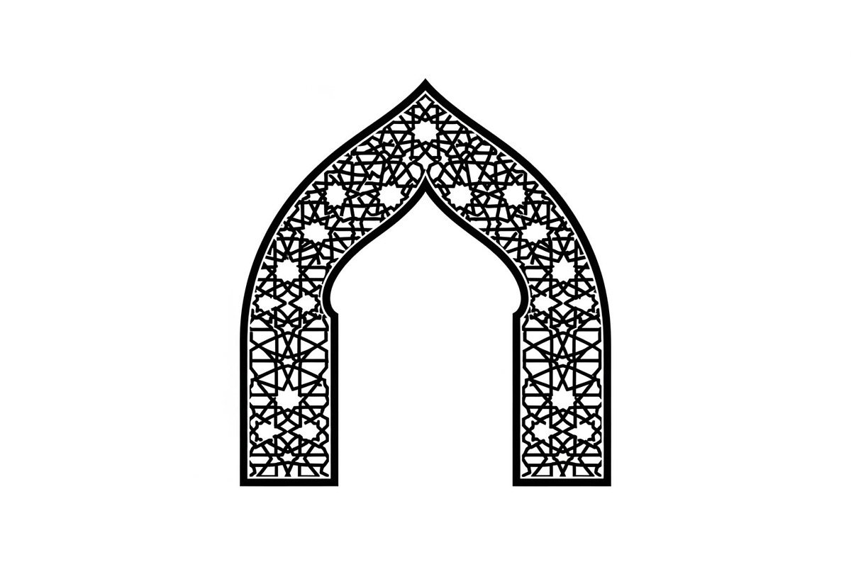 Islamic Arch Window Vector Bundle, an Illustration by yasushie (Photo 48 of 51)