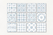 Winter Snowflakes Watercolor, a Seasonal Illustration by YarovaArt (Thumbnail 4 of 17)