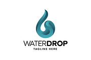 Modern Water Drop Logo, a Branding & Logo Template by GenesisCreativeCo (Thumbnail 1 of 2)