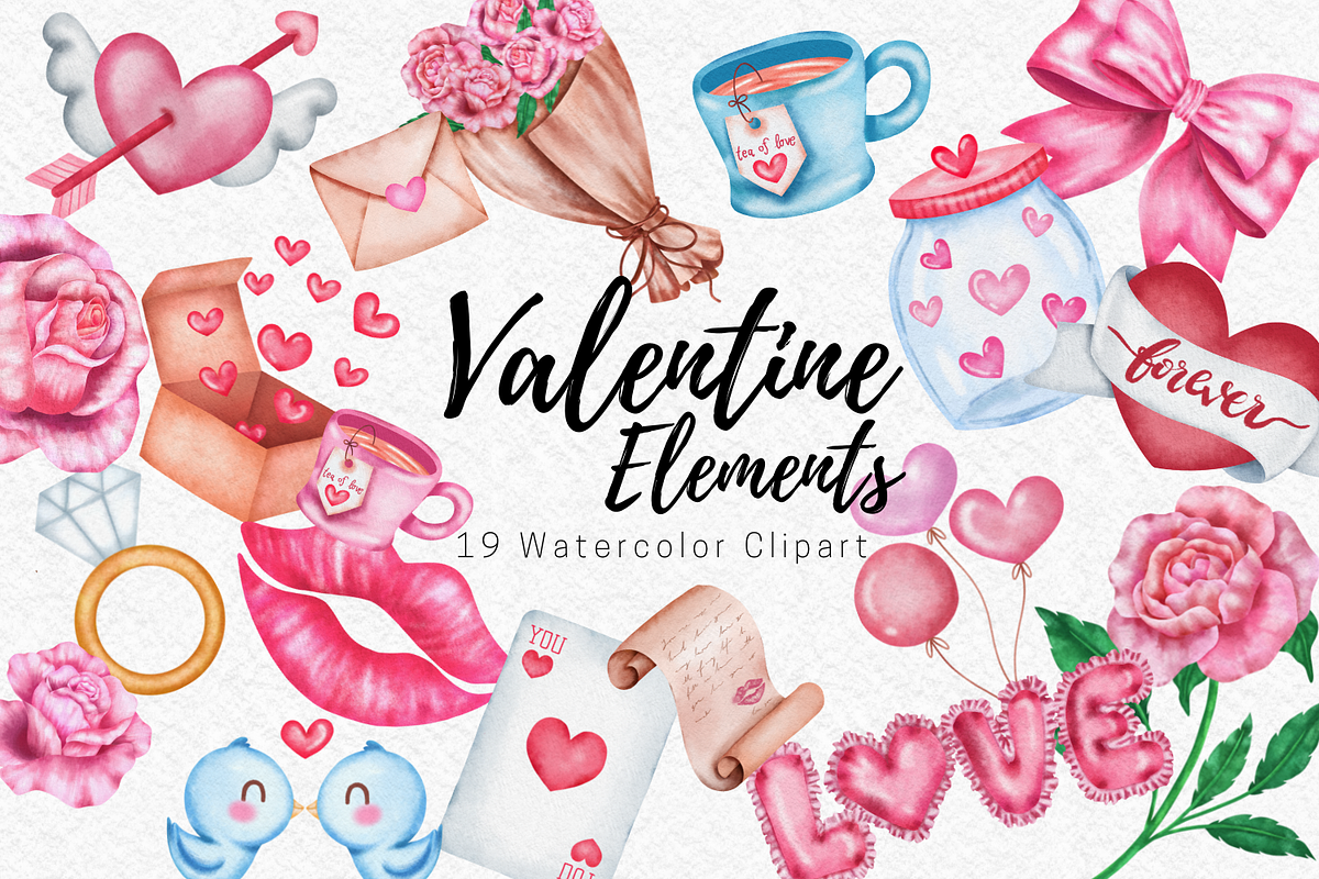 Valentine Elements, an Illustration by AkiraVilla (Photo 1 of 11)