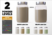2lb Whey Protein Jar Mockup A3-Pro, a Packaging Mockup by Design Warlord (Thumbnail 3 of 16)