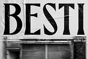 Besti, a Serif Font by Forberas Club (Thumbnail 1 of 5)