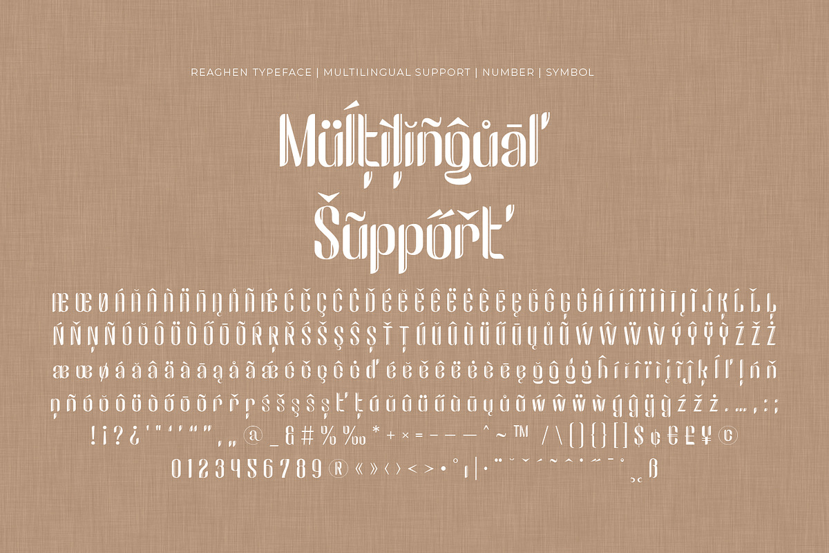 Reaghen - Retro Display Font, a Sans Serif Font by Zeatype (Photo 11 of 11)