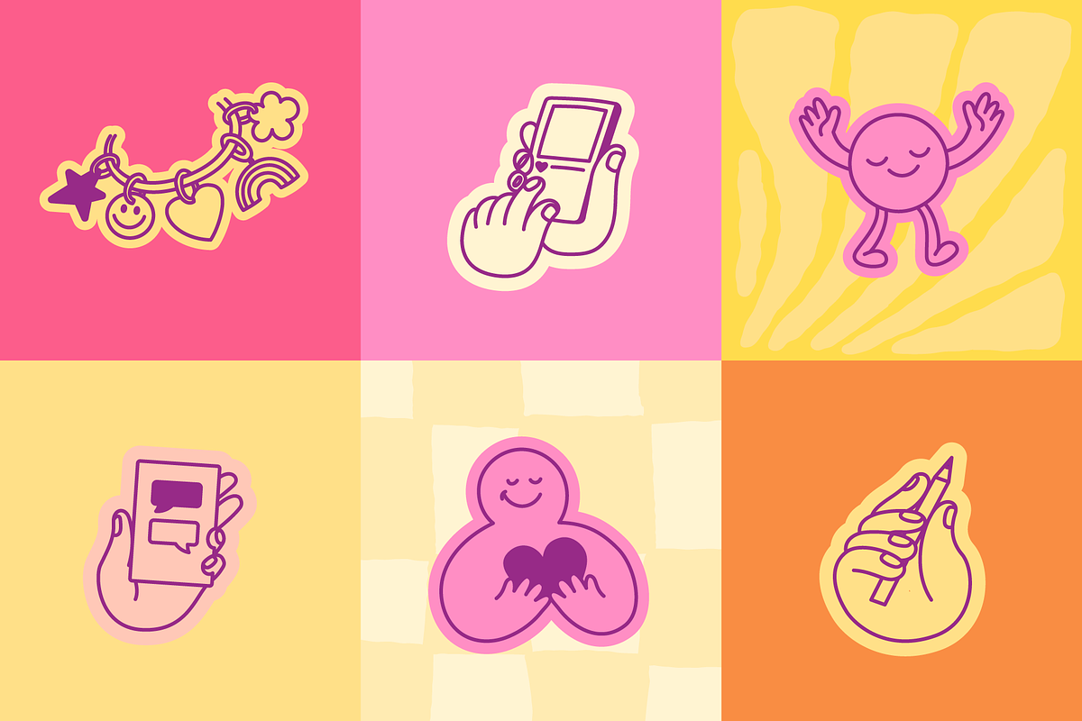 Creator Girls Club, vector doodles, an Object Graphic by venimo (Photo 7 of 11)