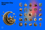 3D Ramadan Clay Style, an Object Graphic by Pengedar Seni (Thumbnail 1 of 3)