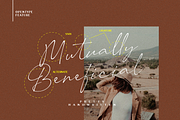 Mutually Beneficial, a Script Font by Java pep (Thumbnail 2 of 11)