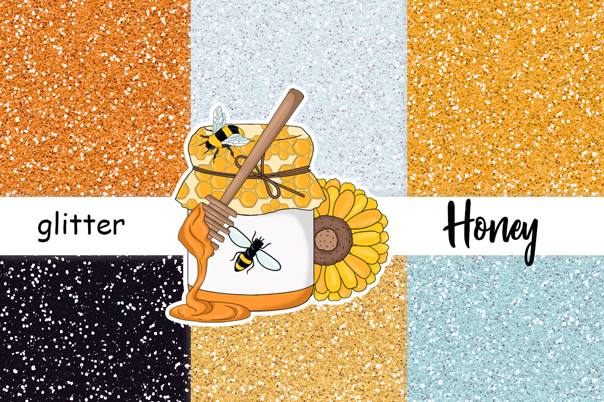Honey Glitter, a Texture Graphic by GlamArtZhanna (Photo 1 of 3)
