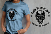 Rider Skull Design Vintage Handdrawn, an Illustration by vectstudio (Thumbnail 2 of 3)
