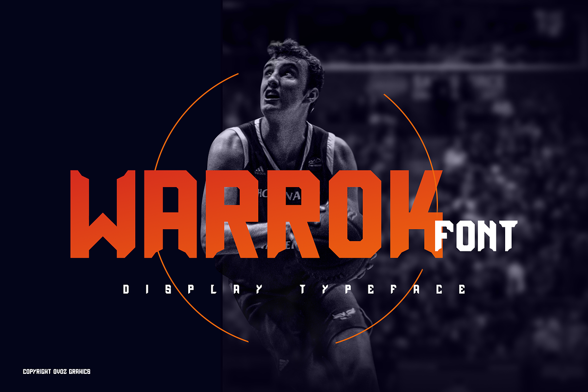 Warrok Display Font preview 3