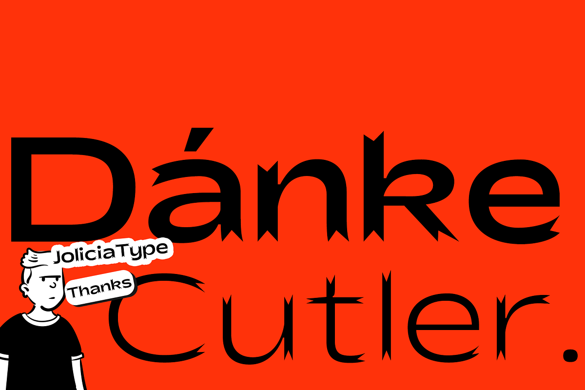 Cutler Sans | Cutting Edge Font, a Sans Serif Font by Jolicia Type (Photo 13 of 13)