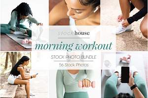 Morning Workout Stock Photo Bundle