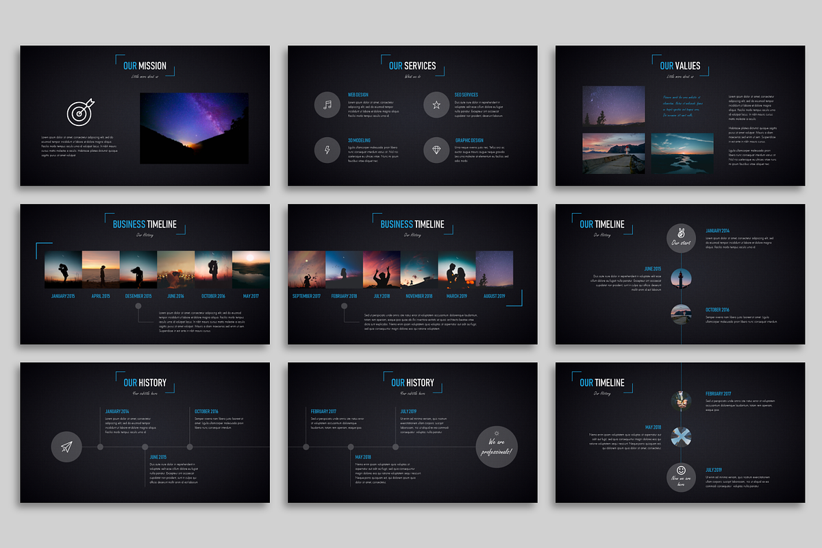 Duende Dark - Powerpoint Template, a Presentation Template by Helga_Design (Photo 3 of 16)