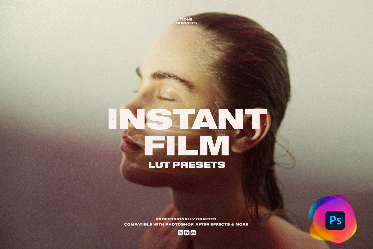 Instant Film LUT Presets Photoshop, a Preset Add-On by TONE SUPPLIES (Photo 1 of 10)
