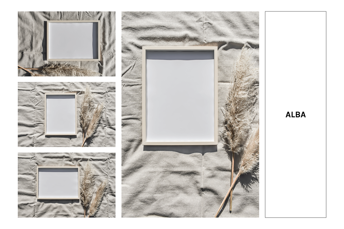 Picture Frame Mockup Ultra Bundle 2, a Household Mockup by Saguaro Digital (Photo 4 of 32)