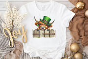 St Patrick's Day Peeking Highland, a Seasonal Illustration by DreamArtGraphic (Thumbnail 3 of 5)