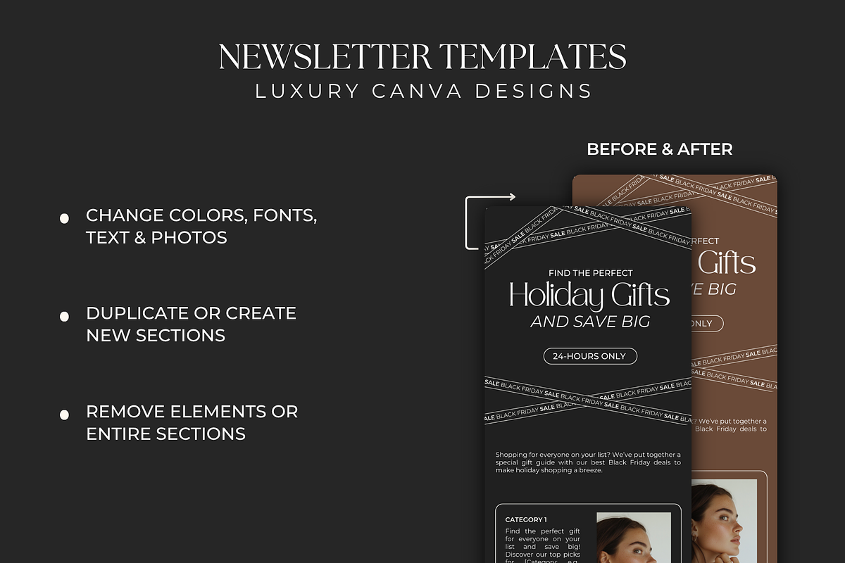 Black Friday Newsletter Templates
