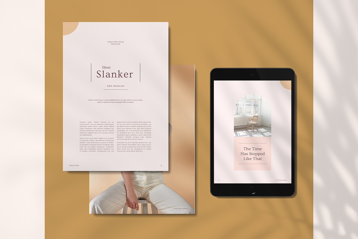 Canva Editorial Lookbook | Dijon, a Magazine Template by BlancaLab Studio (Photo 6 of 7)