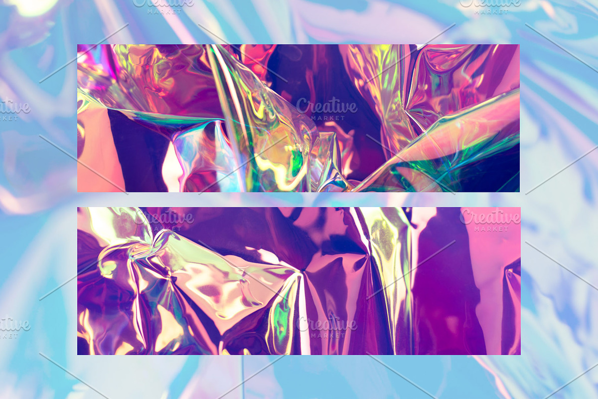 Holographic textures #1 - banners, a Texture Graphic by rorygez fresh (Photo 2 of 13)