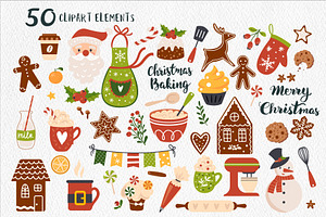 Christmas Baking Clipart