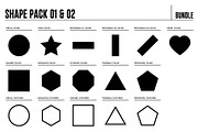 81 Shapes Brush Bundle for Procreate, a Brush Add-On by Quiver Supply Co. (Thumbnail 13 of 13)