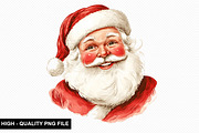Vintage Santa Clipart Bundle, an Illustration by crative8112 (Thumbnail 3 of 11)