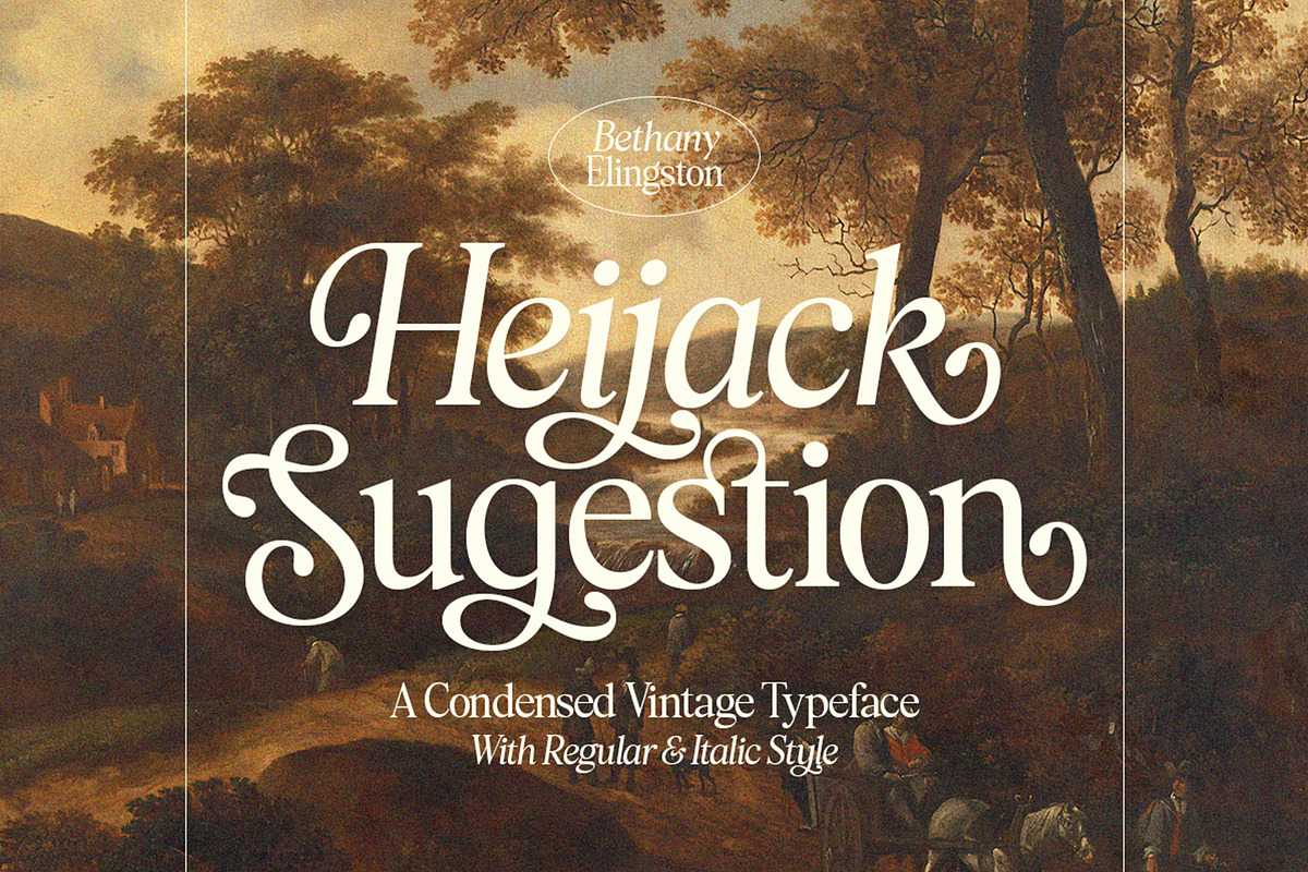 Bethany Elingston, a Serif Font by Attract Studio (Photo 12 of 17)