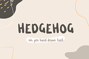 Hedgehog Hand Written Font, a Script Font by CreativeWilderness (Thumbnail 1 of 8)