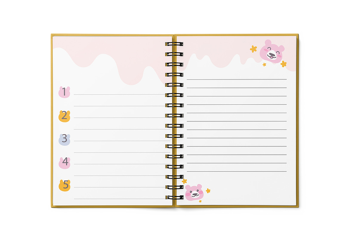 Spiral Notebook Mockup, a Books & Magazine Mockup by mockupbuys (Photo 12 of 12)