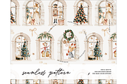 Royal Mouse Christmas Palace pattern, a Pattern Graphic by Milatoo (Thumbnail 1 of 3)