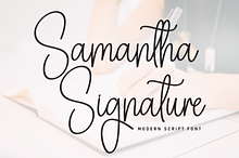 Samanta Signature | Script Font