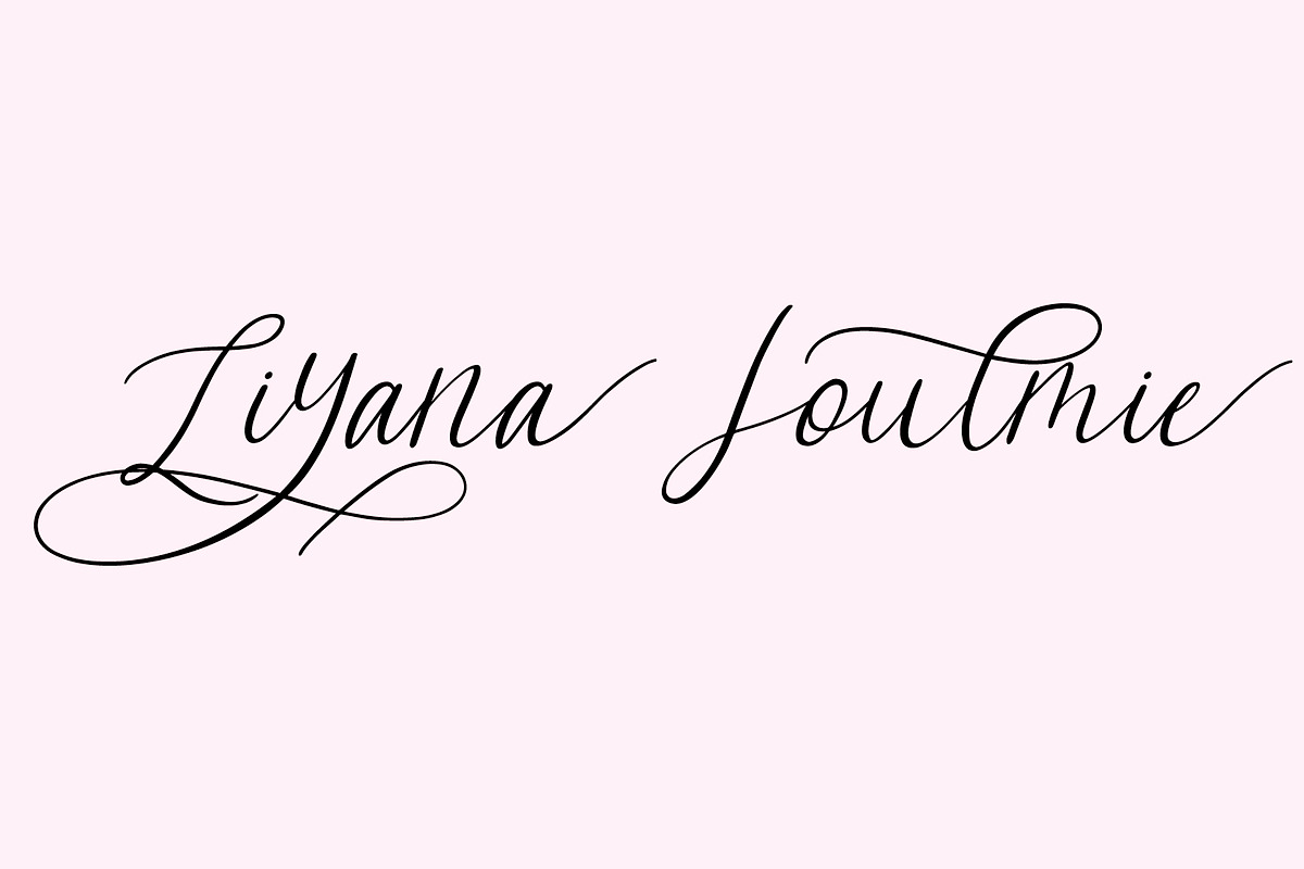 White Cheek Modern Calligraphy Scrip, a Script Font by Yuby Creative (Photo 5 of 7)