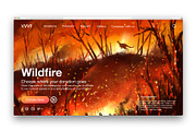 Kangaroo run away from wildfire, an Illustration by Artmeesri (Thumbnail 2 of 3)