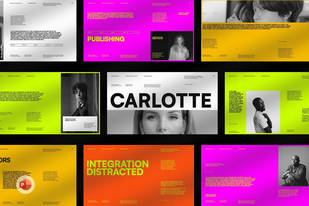 Carlotte - Brand Strategy PowerPoint, a Presentation Template by Creatorism (Photo 1 of 9)