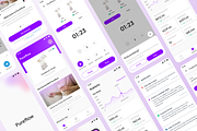 Pureflow - Breast Pump App UI Kit, an App Template by miawmiaw (Thumbnail 6 of 6)