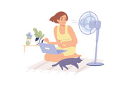 People working in heat set, a Person Illustration by Good Studio (Thumbnail 7 of 7)