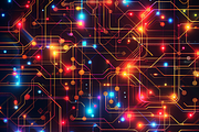 Digital & Technological Pattern, a Pattern Graphic by Printable Treasure (Thumbnail 2 of 3)