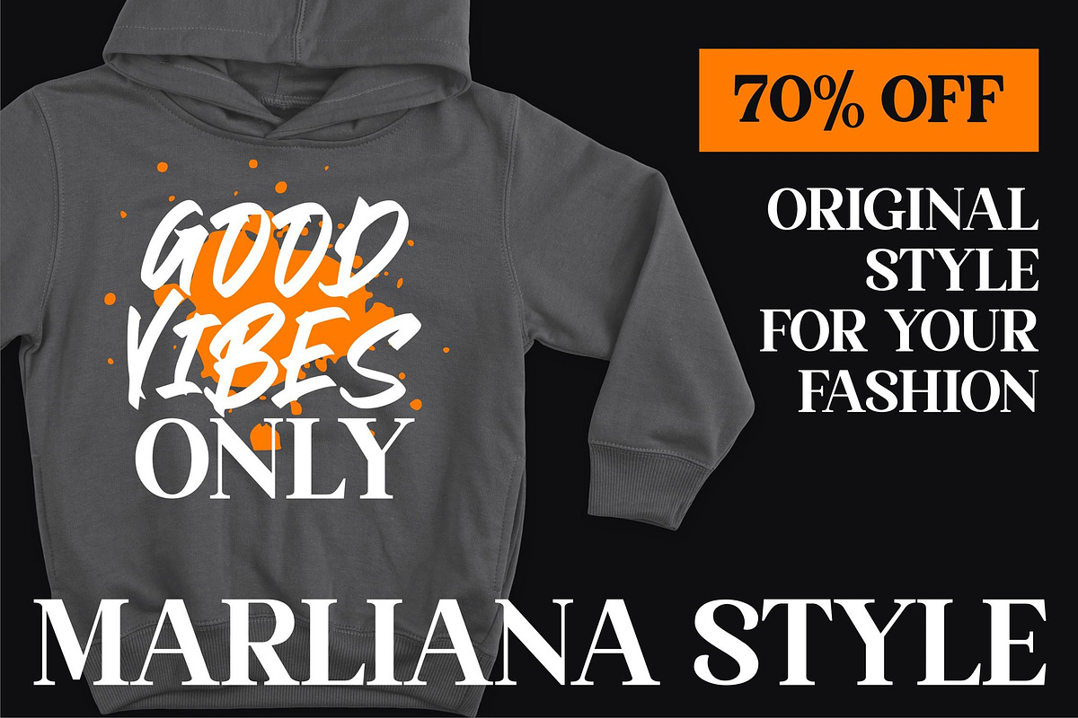 Black Brush Font LS, a Blackletter Font by GranzCreative (Photo 7 of 19)