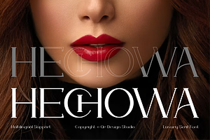 Hechowa - Elegant Fashion Font, a Serif Font by QR Design Studio