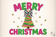 Colorful Glitter Merry Christmas PNG, an Illustration by Craft Nest (Thumbnail 1 of 6)
